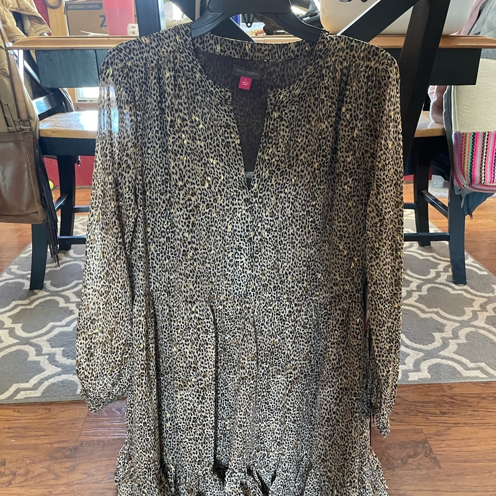 Animal print dress